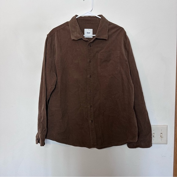 Katin Tops - Katin Brown Corduroy Shirt